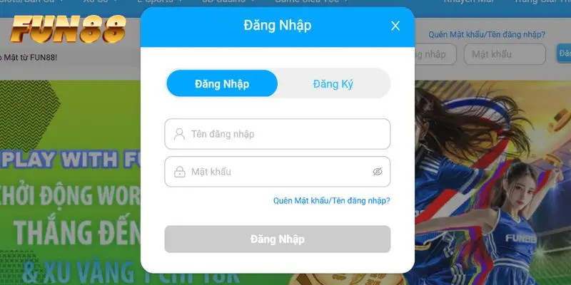 Hướng dẫn Đăng nhập FUN88 Hướng dẫn Đăng nhập FUN88