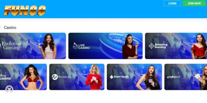 Live Casino FUN88 - Micro Gaming Live Casino FUN88 - Micro Gaming